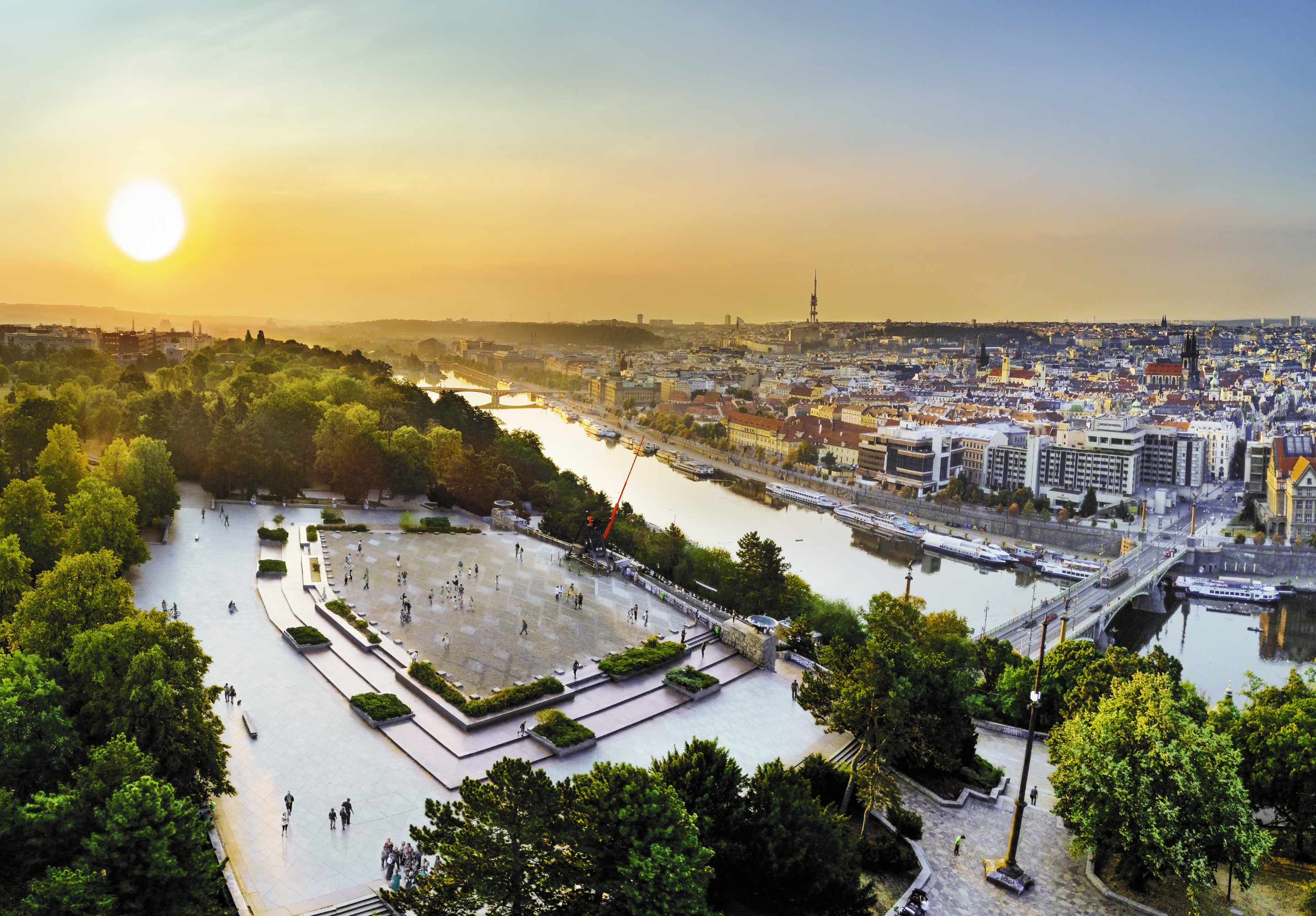 View from Letná Park
